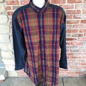 Vintage Woolrich Cotton Chamois Shirt Size XLT